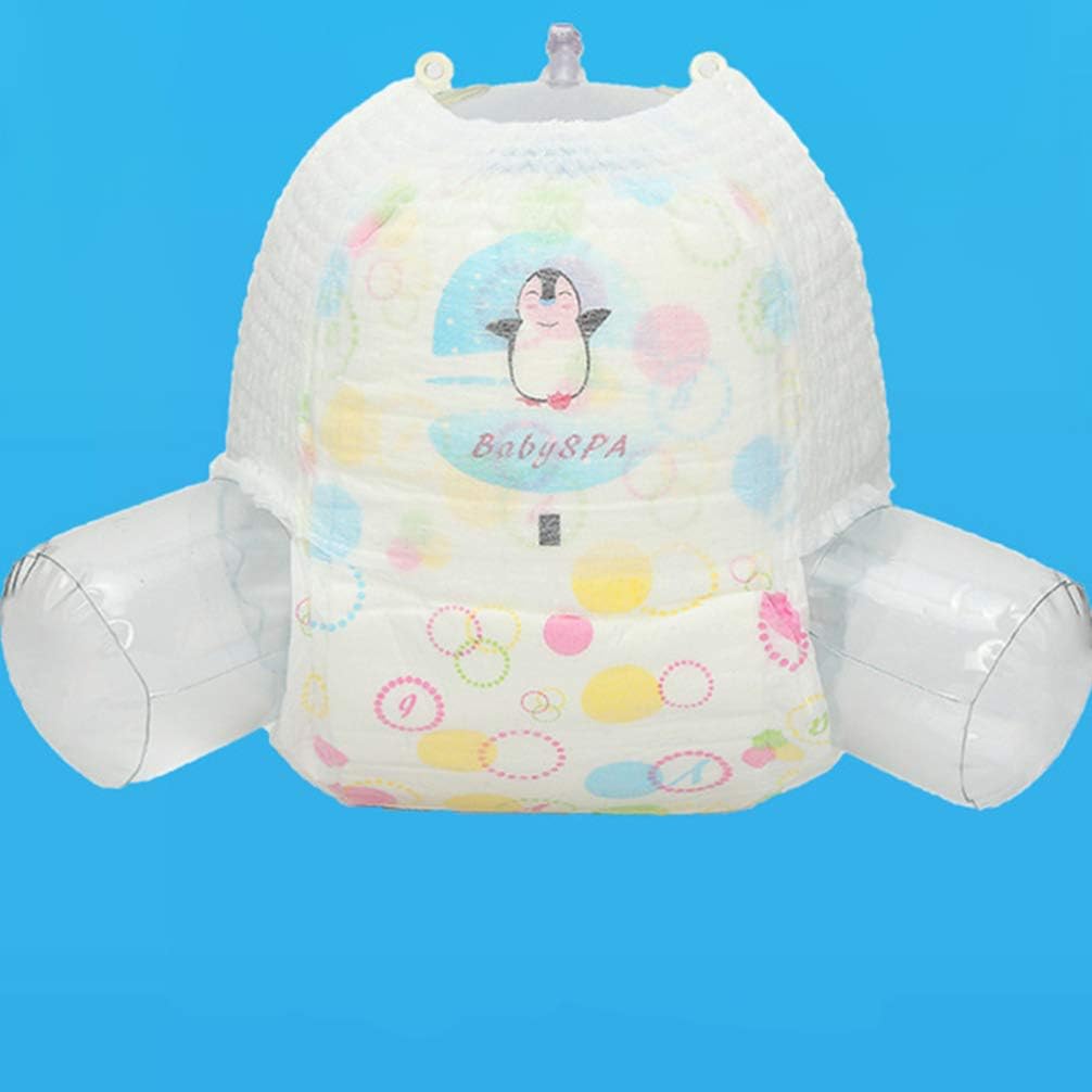 Healifty Diaper 5PCS Swim Diapers Disposable Little Swimmers Baby Diapers Swimming Pool Water Nappy Pants for Baby - Size XXL Swimming Trunks - Image 4
